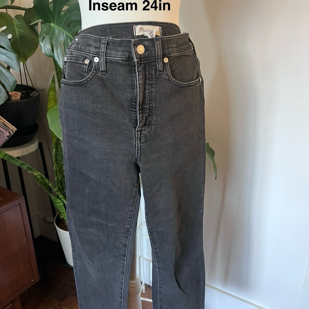 Madewell Charcoal Ankle Jeans
